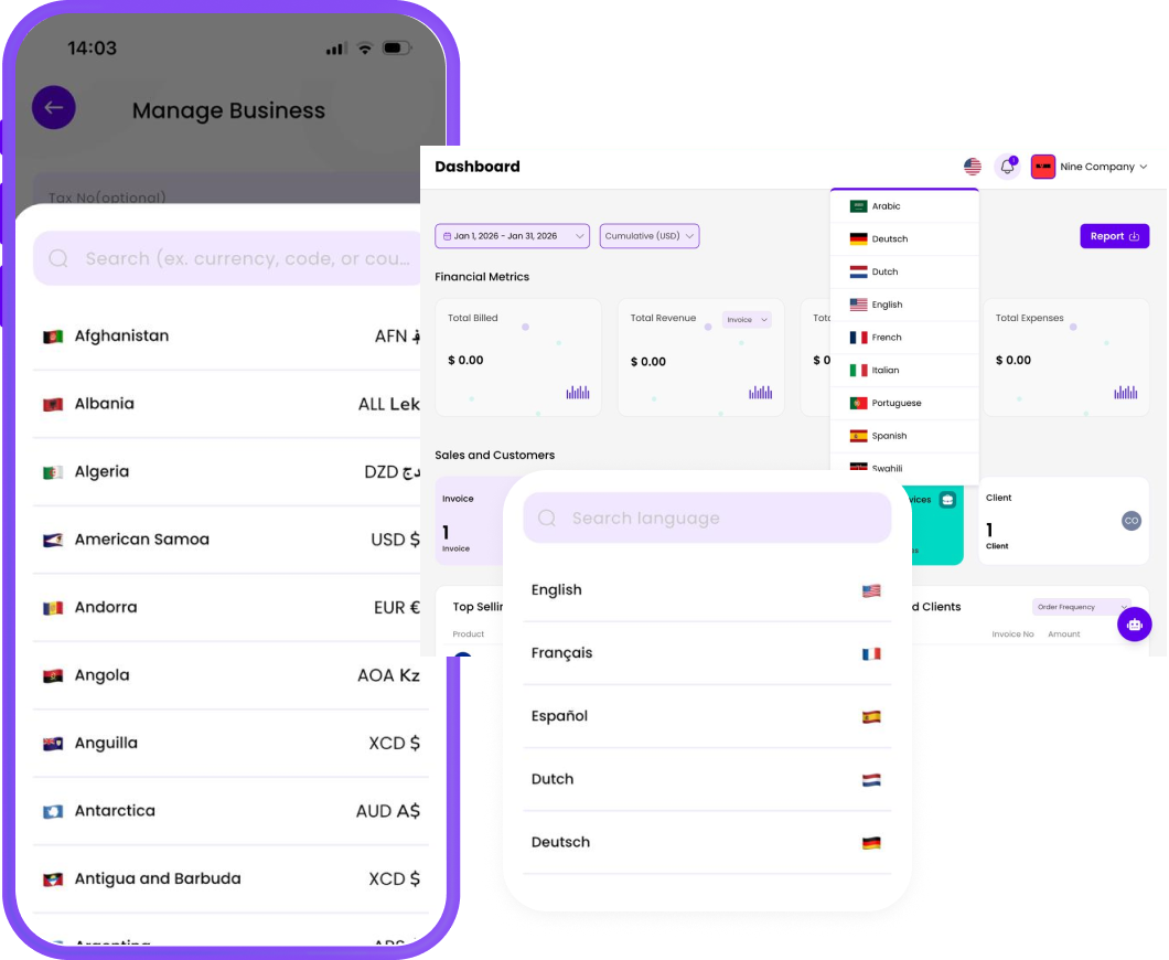 Bill Globally screenshot